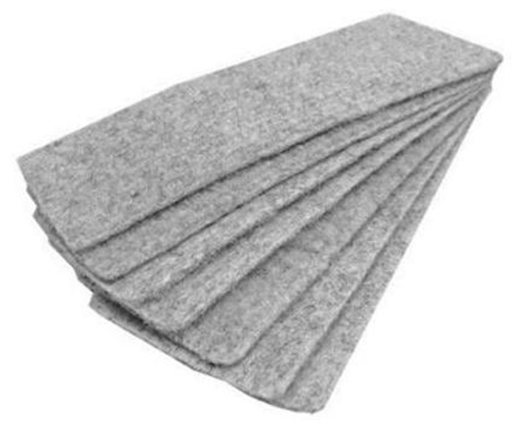 BI-OFFICE AA0112 Tafelwischer Nachfüllfilz 10 Stück grau Produktbild 