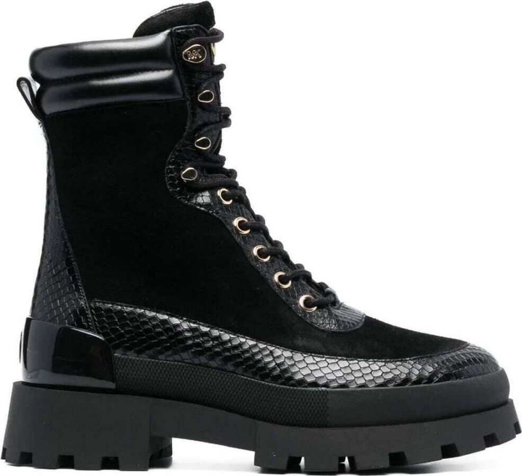 Drew Women's Krista Lace-Up Bootie - Therapeutic Comfort Boots In Black Leather | Plus Fitting System - View #6