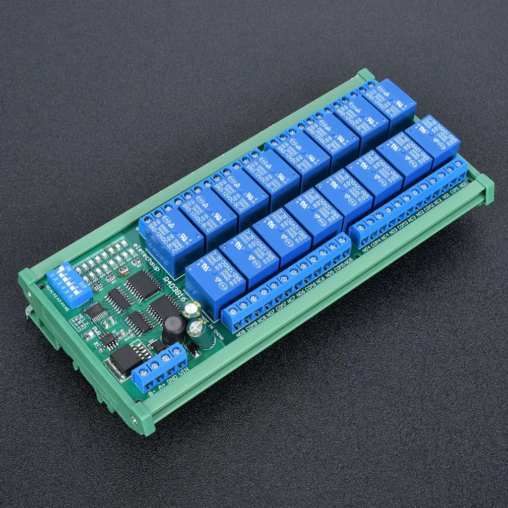Module d'Extension Relais 12V RS485 PLC pour Télécommande Industrielle - 4