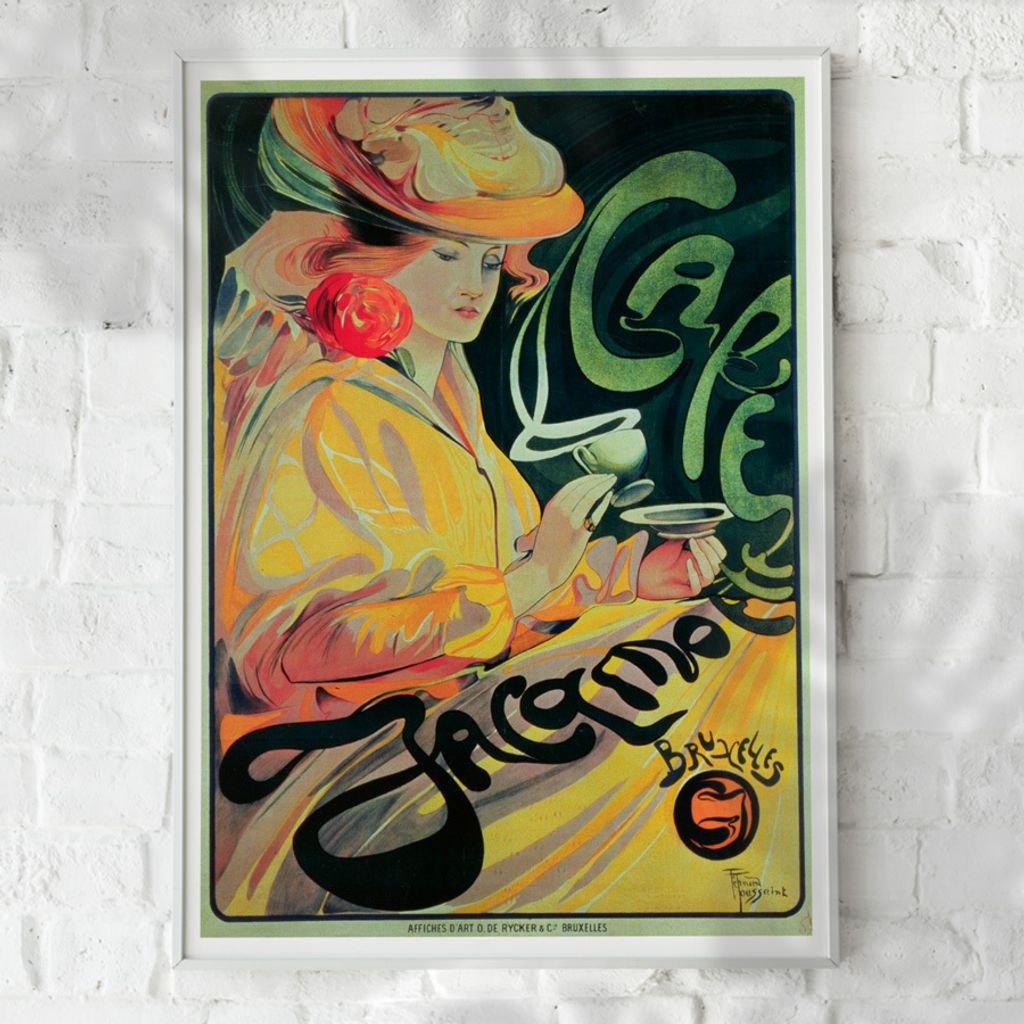 Poster -Brüsseler Kaffee - A2 (42 cm x 59,5 cm)
