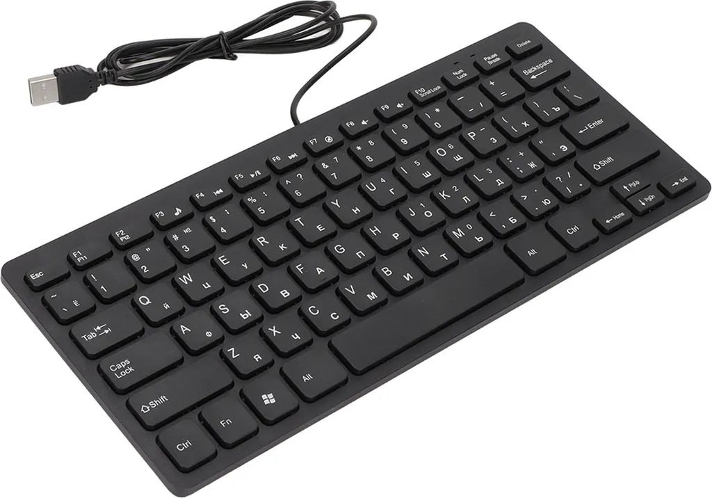 Tastiera, tastiera cablata, piccola tastiera linguistica, tastiera USB, tastiera del computer, tastiera del computer portatile