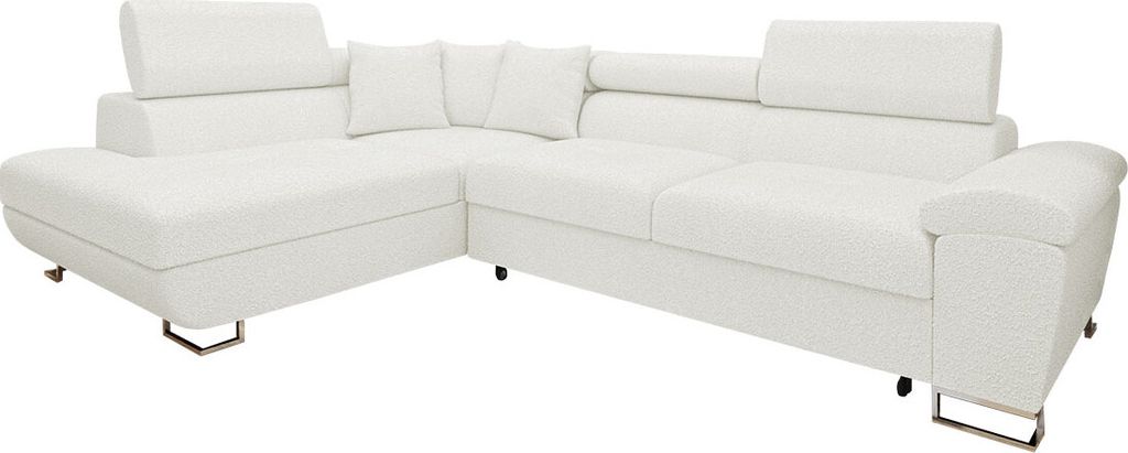 MIRJAN24 Ecksofa Cotere Premium mit Schlaffunktion und Bettkasten, Sofa vom Hersteller (Abriamo 4, Seite: Links)