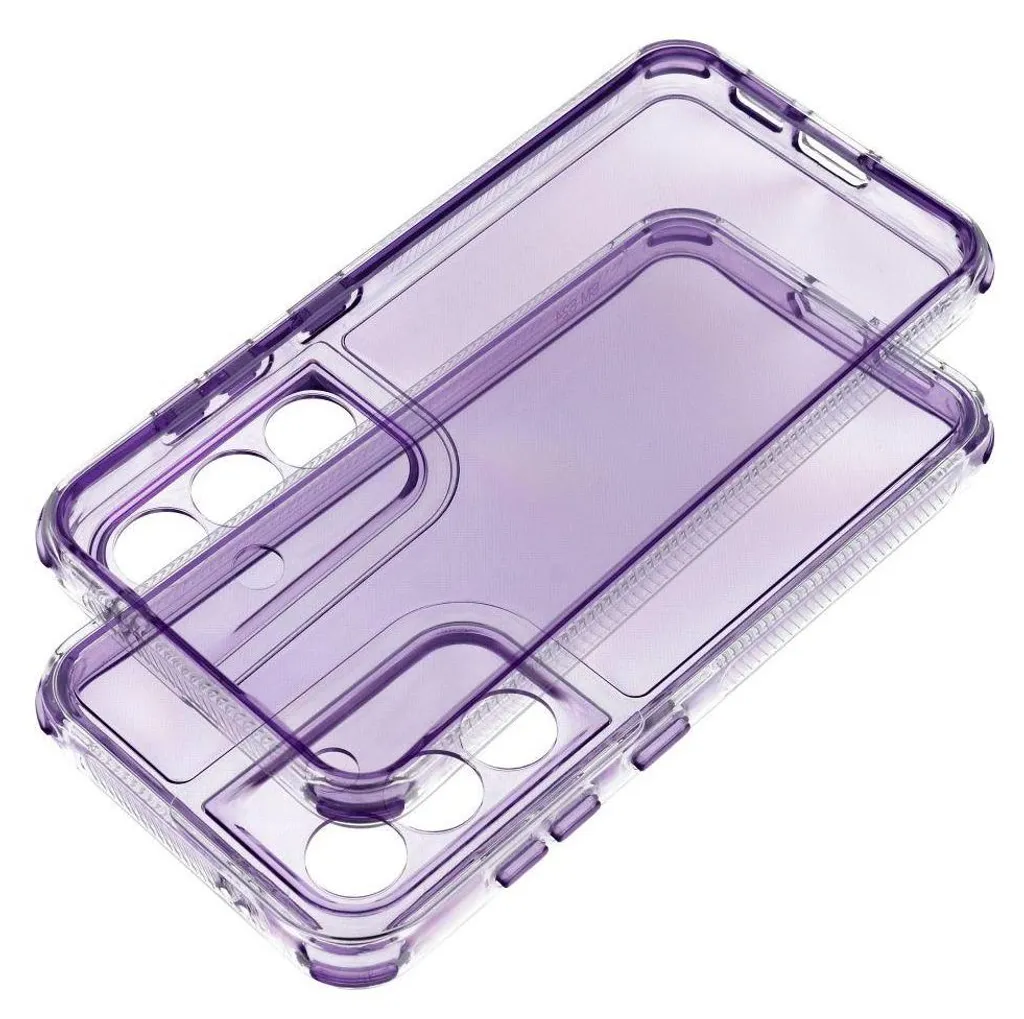 Cover Samsung A56 5G Matrix Clear Purple - Sottile e Anti-Ingiallimento