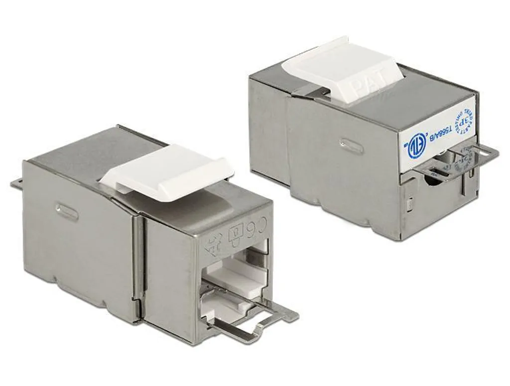 Modulo Keystone Cat.6 RJ45 - Presa Ethernet LSA per Rete Gigabit