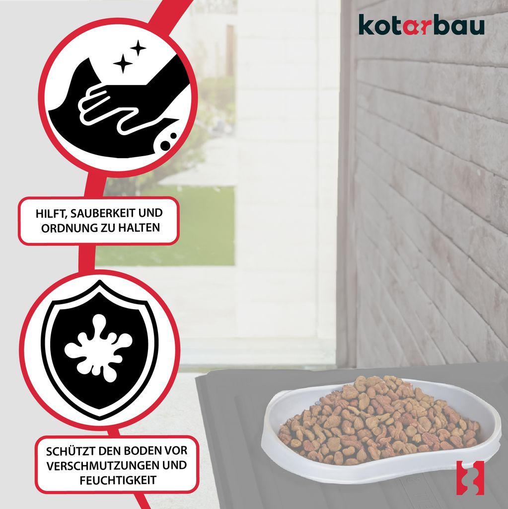 KOTARBAU® Sada 2 podnosov na odkvapkávanie topánok 45x30 cm Obrázok produktu 5