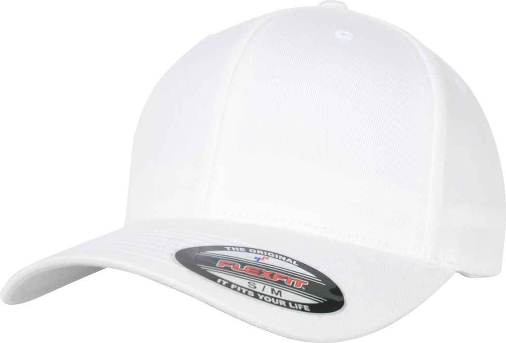 FLEXFIT 6277OC | Flexfit Organic Baumwolle Cap, Baumwolle - Farbe: White - Größe: L/XL