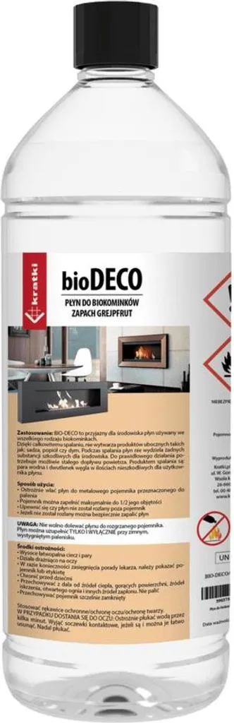 Bioetanolo Profumato Pompelmo 1L | Fluido per Biocaminetti Premium