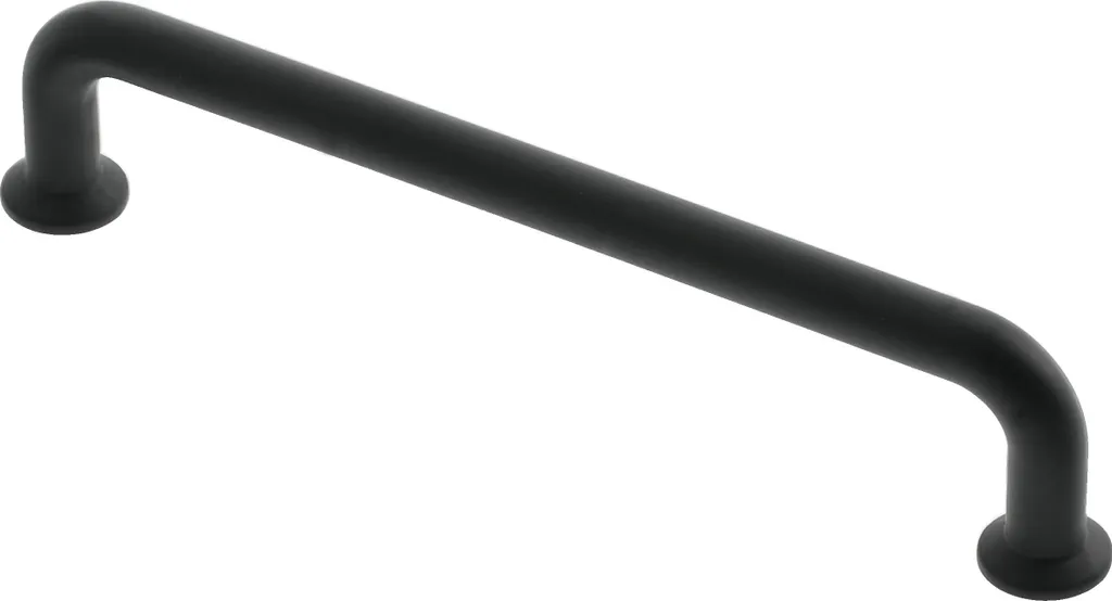 Poignée de meuble cuisine noir mat 32 cm entraxe, collection NORD