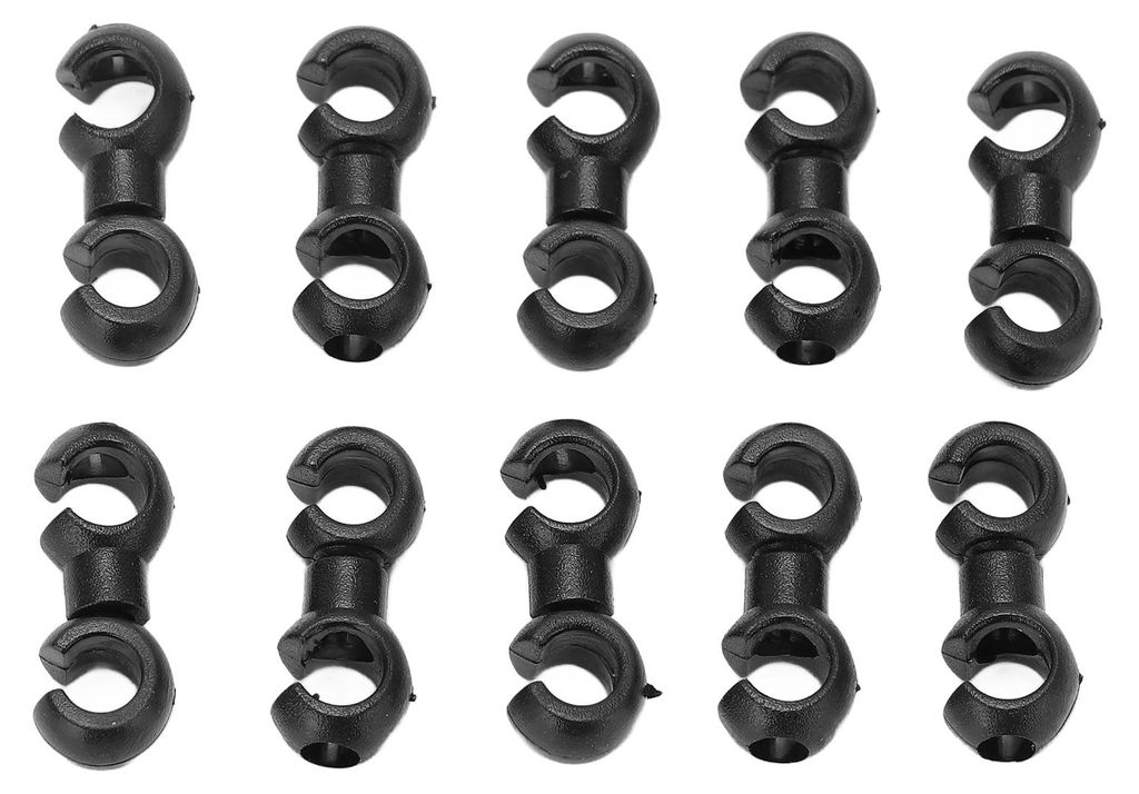 10PCS Fahrrad Brems Kabel S Clips Schnalle Schlauch Guide Cross Line Clip Handschellen Hub