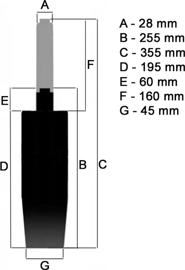 SEVICO Bürostuhl Gasfeder Feder Gasdruckfeder Drehstuhl Drehstuhl Gasdruckdämpfer Gasdruckfeder F219