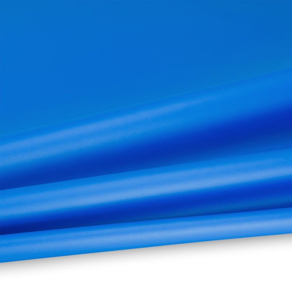 Auto Kunstleder PVC 710 g/m² DIN 75200 Breite 140cm Signalblau RAL 5005 Meterware