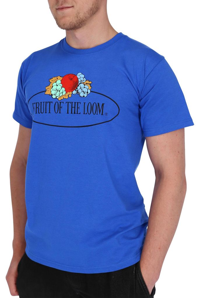 Fruit of the Loom T-Shirt mit Vintage Logo Farbe: royal Produktbild 