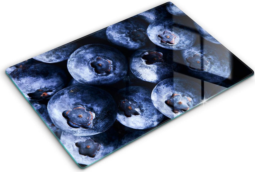 Abdeckung Glas - Küchenabdeckung - 80x52 cm - Abdeckplatte -Nahaufnahme von Beeren