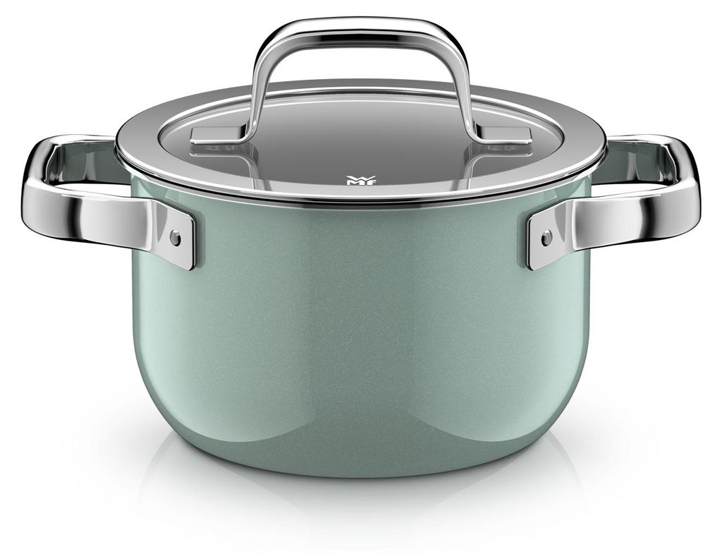 WMF Fusiontec Mineral Pro, Kochtopf mit Deckel, 16 cm, Eucalyptus Haze 3201114173 4000530760692