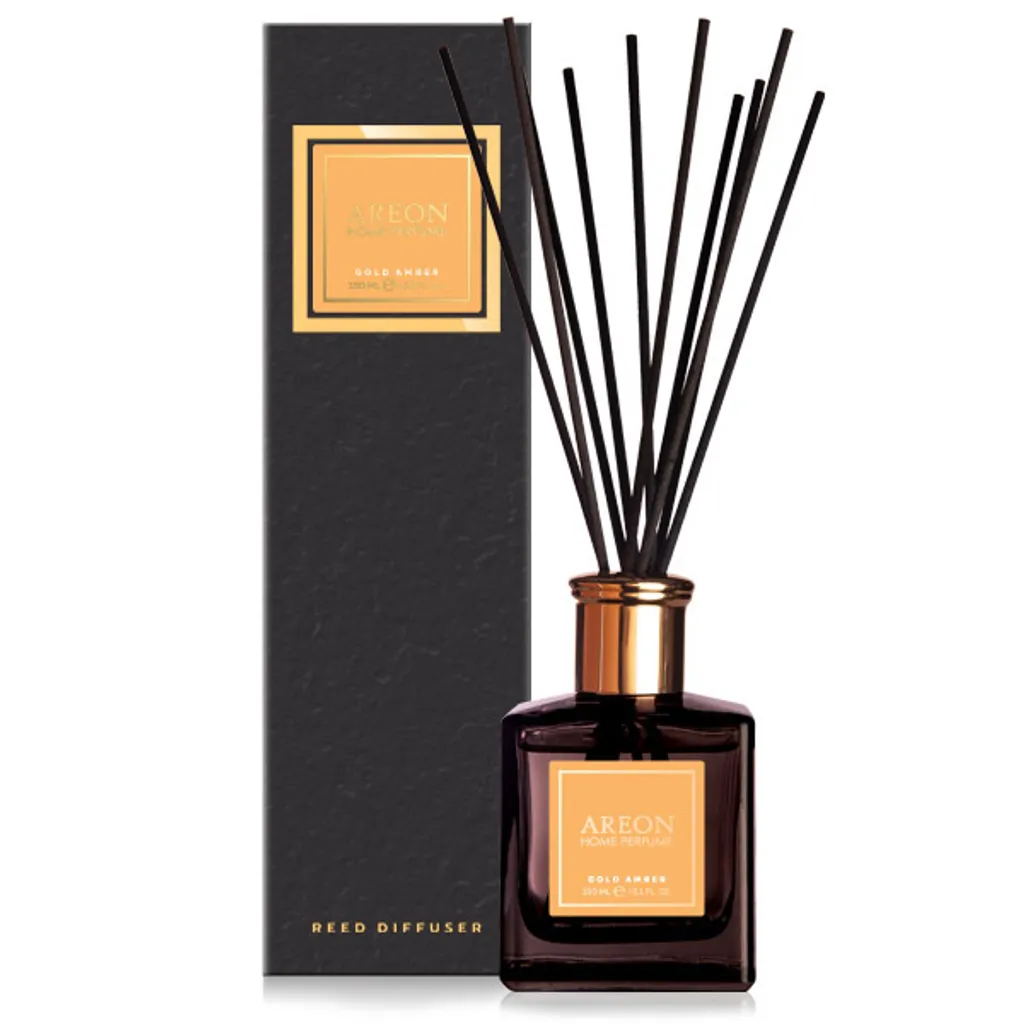 Areon Profumo Ambiente Oro Nero Ambra 150ml | Diffusore Premium Casa