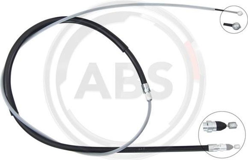 A.B.S. K17584 Seilzug, Handbremse OE 34406798577 kompatibel mit 3er F34