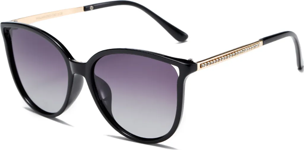 Lunettes de soleil de plage œil de chat PolarSky 245 avec cristaux