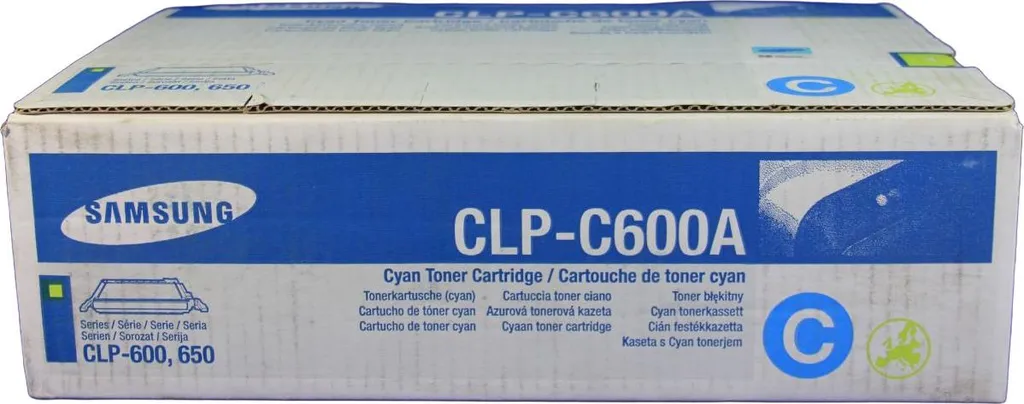 Samsung CLP-C600A Toner Cyan Laser pour des Documents Nets en 4000 Pages