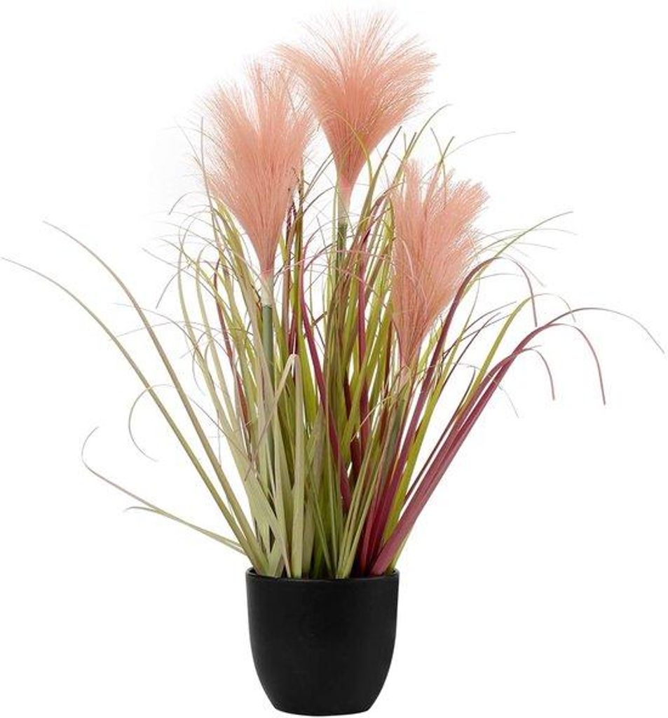 Kunstgras Dekoration rosa 42cm