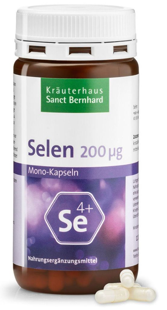 Sanct Bernhard Selen-200 µg-Mono-Kapseln - 180 Kapseln Produktbild 