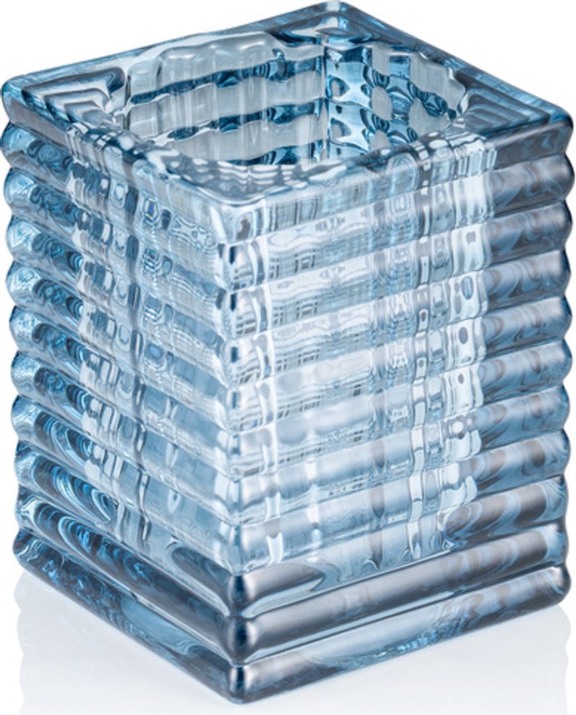 Cube Steel Blue YUYU, 7,5 x 7,5 x 9,5 cm