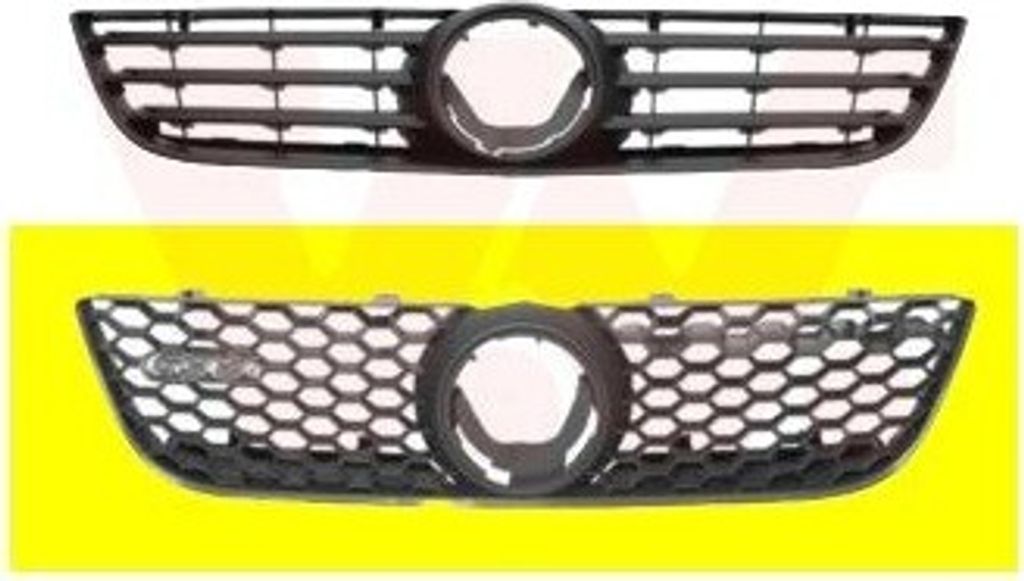 VAN WEZEL 5828514 Kühlergrill Frontgrill für VW POLO (9N) Schwarz