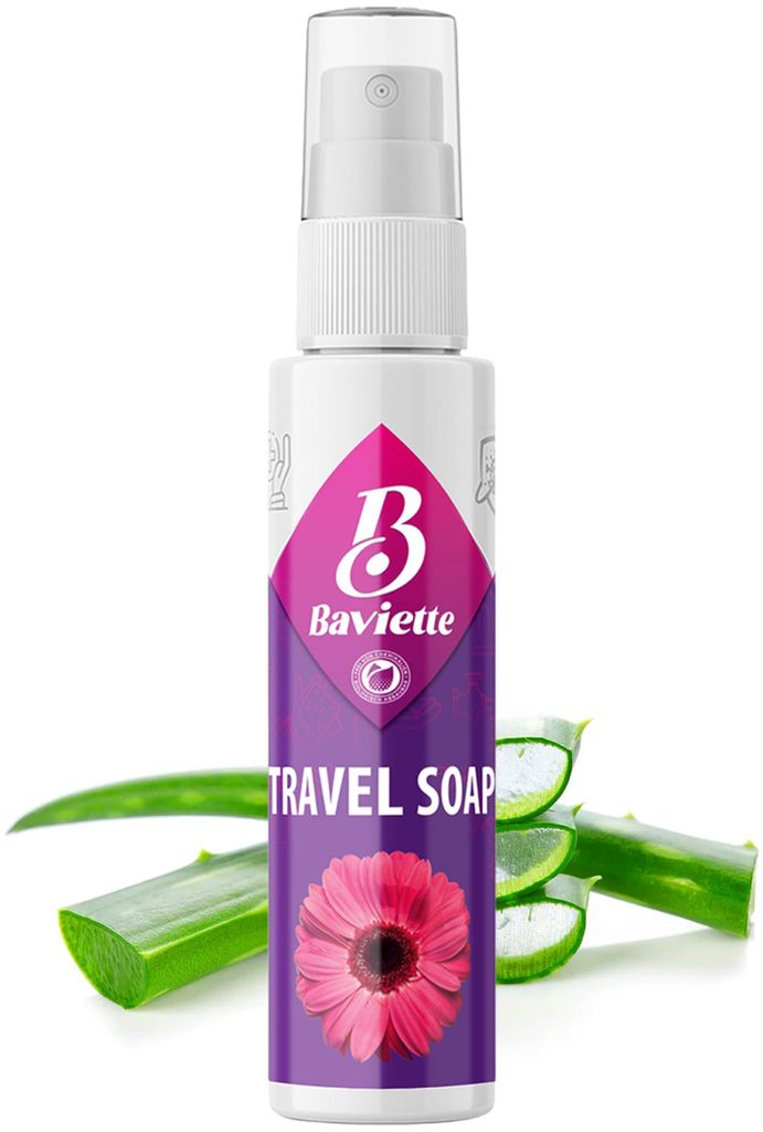 -Seife 50ml für Camping – Baviette Eco Travel Soap, Produktbild 