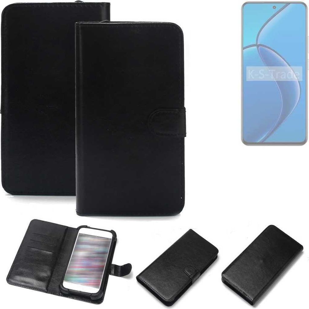 K-S-Trade Handyhülle Schutzhülle kompatibel mit Realme 12 4G Handy Schutz Hülle Handyhülle Bumper schwarz 1x