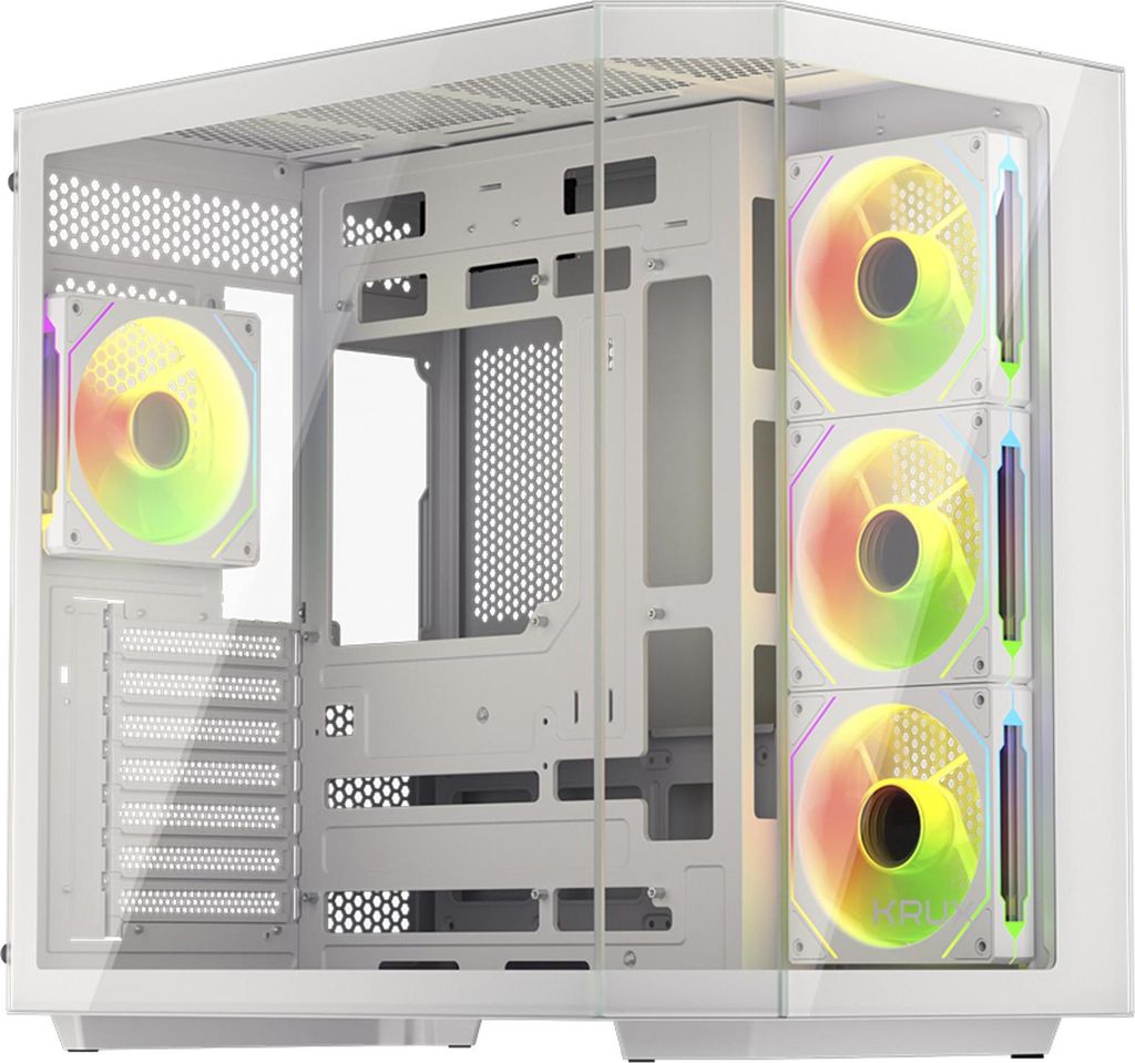 Krux Empero, Tower-Gehäuse, (Tempered Glass x 2)