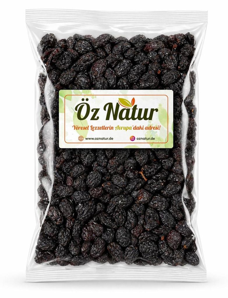 Öz Natur | Schwarze Rosinen mit Kern 800g