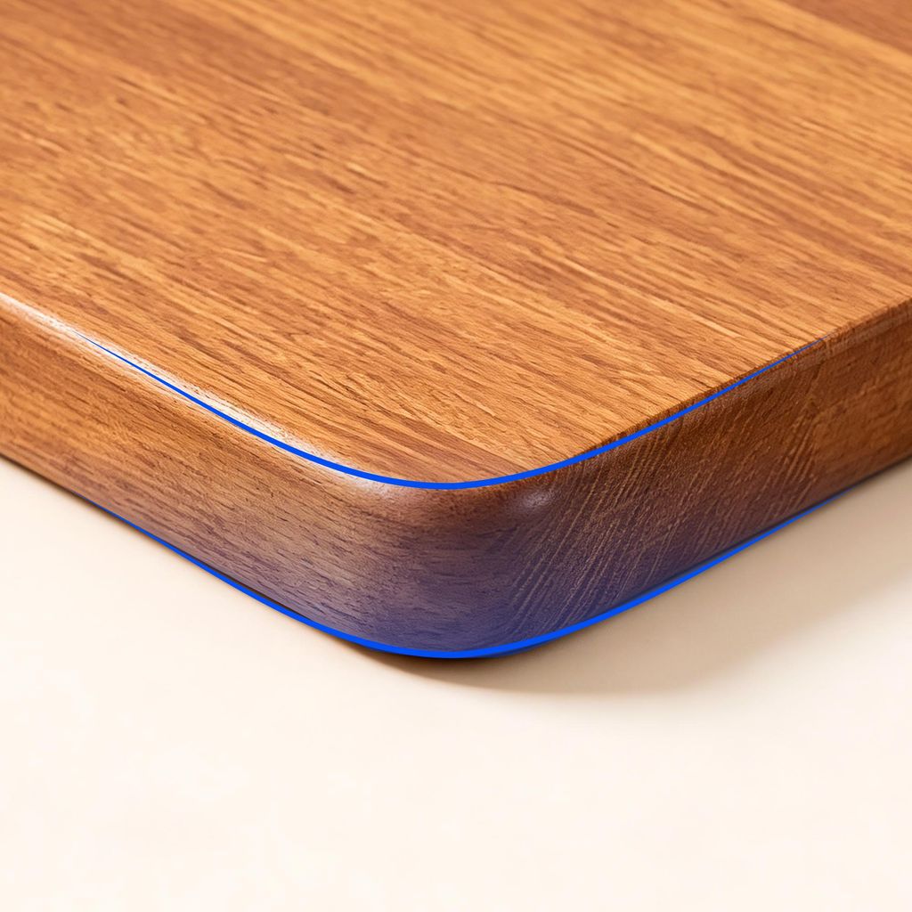 Plateau de bureau en bois massif FLEXISPOT, fabriqué en Image du produit 
