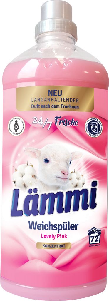 Lämmi Weichspüler Lovely Pink 72 Wäschen Produktbild 