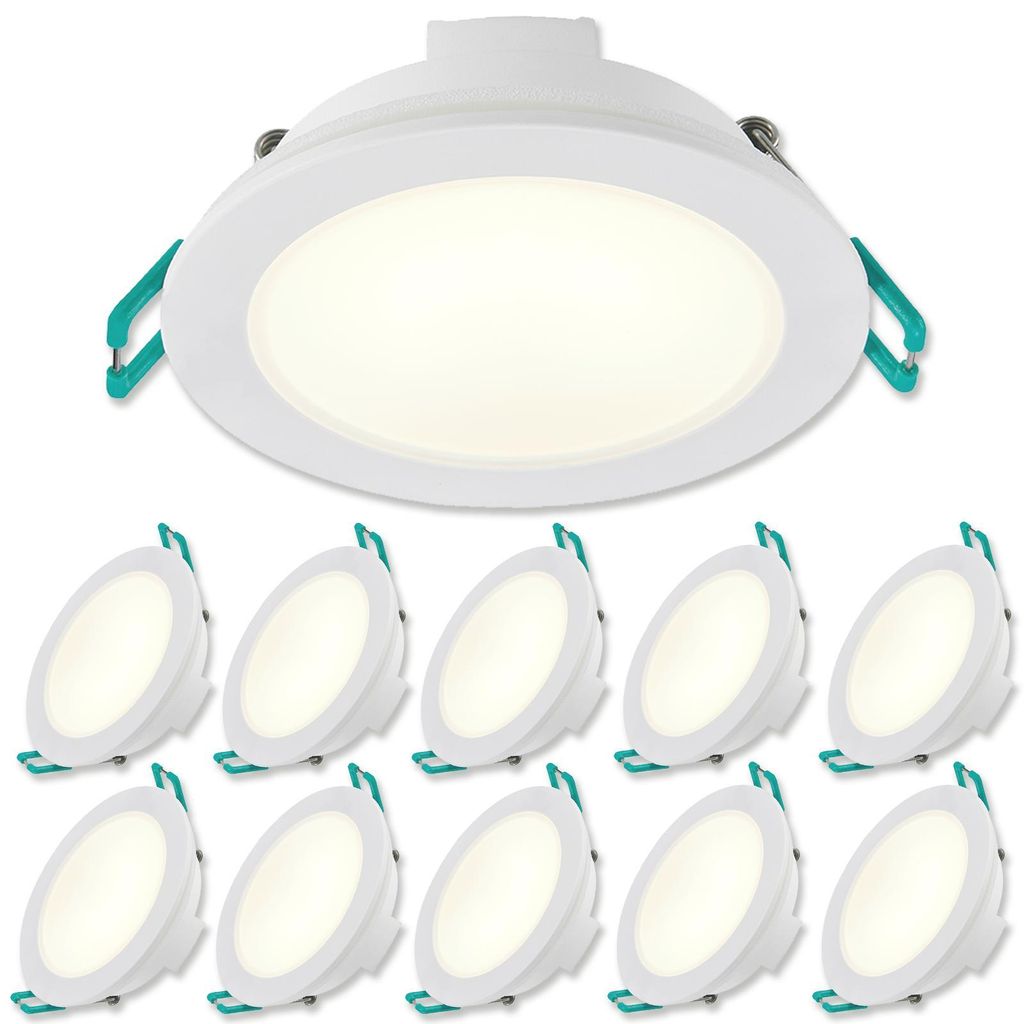 SYLVANIA LED Einbaustrahler 230V | 10er Pack | Warmweiß | Produktbild 