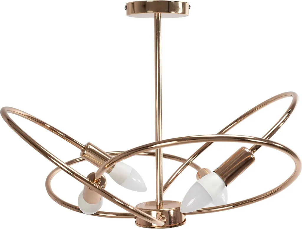 tooLight App1092-4C Rose Gold: Lampadario Luxury 4 Luci E14 - 2