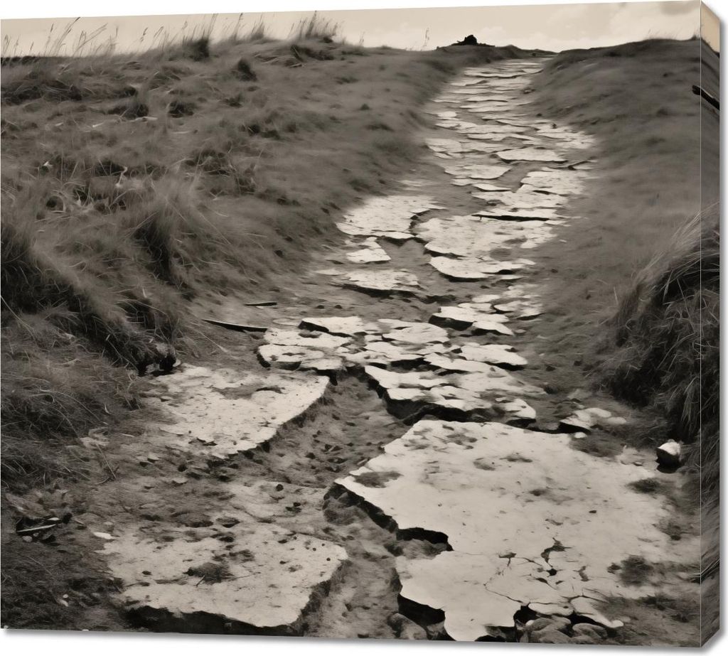 Bild 100x90cm Erinnerungsweg Zwischen den Dünen