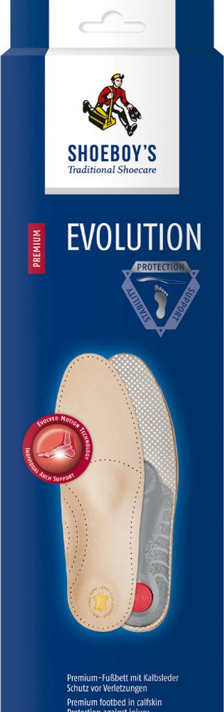 Shoeboy's Evolution Protection Silber - Einlegesohle für normale Füße (mittlerer Fußbogen) - Größe 36
