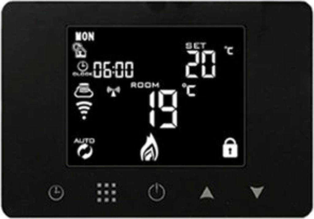 BOT WiFi Raumthermostat Tuya RT9 16A schwarz