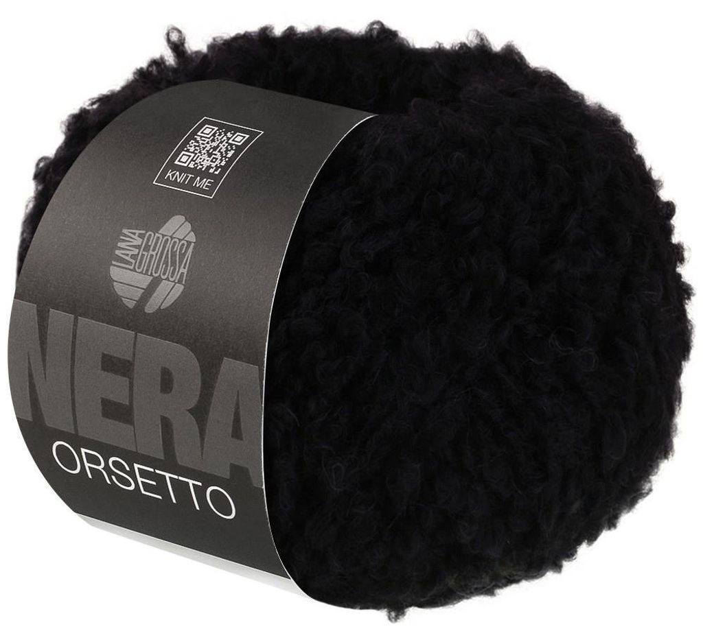Lana Grossa - Orsetto 0015 schwarz Produktbild 