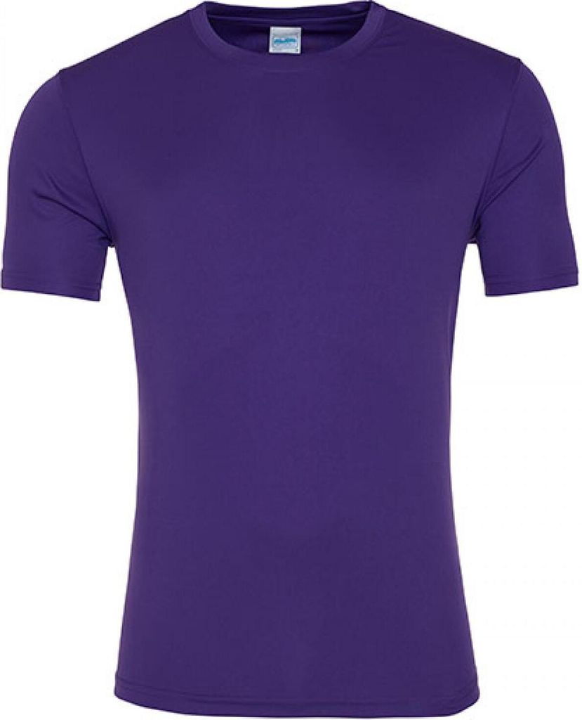 Just Cool JC020 | Herren Cool Smooth T / UV-Schutzfaktor 30+ - Farbe: Purple - Größe: XS