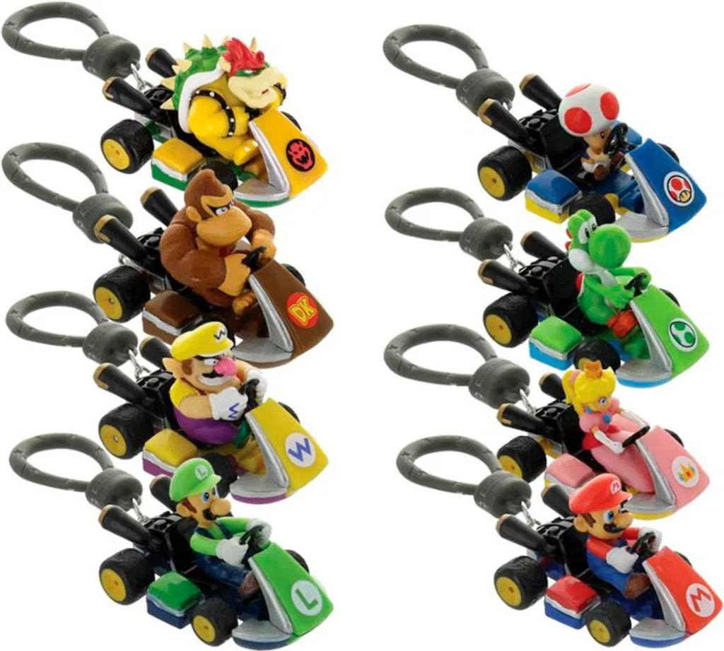 Paladone Mario Kart Portachiavi Multicolore Assortito - Licenza Ufficiale
