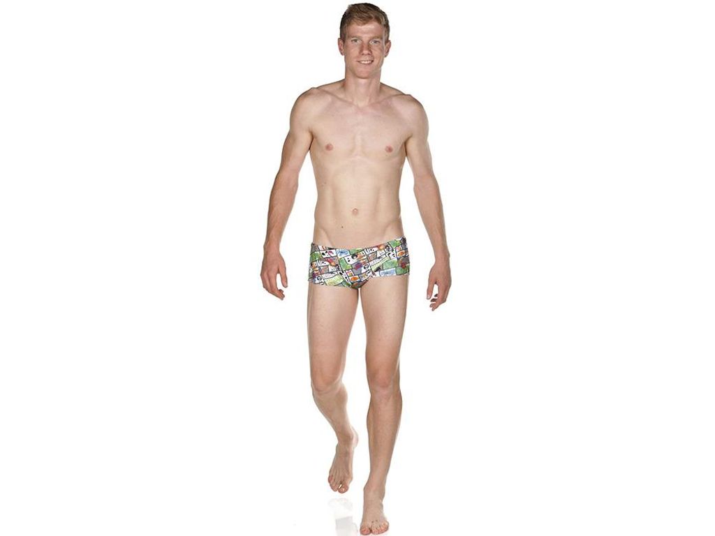 ARENA Herren Badehose Summer Comics Low Waist Grösse 5