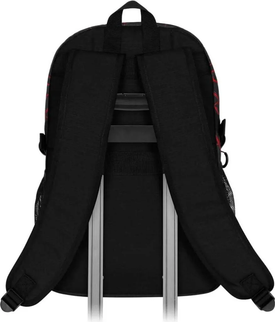 Petit sac à dos scolaire Spiderman Vision Noir Marvel pour Adolescent
