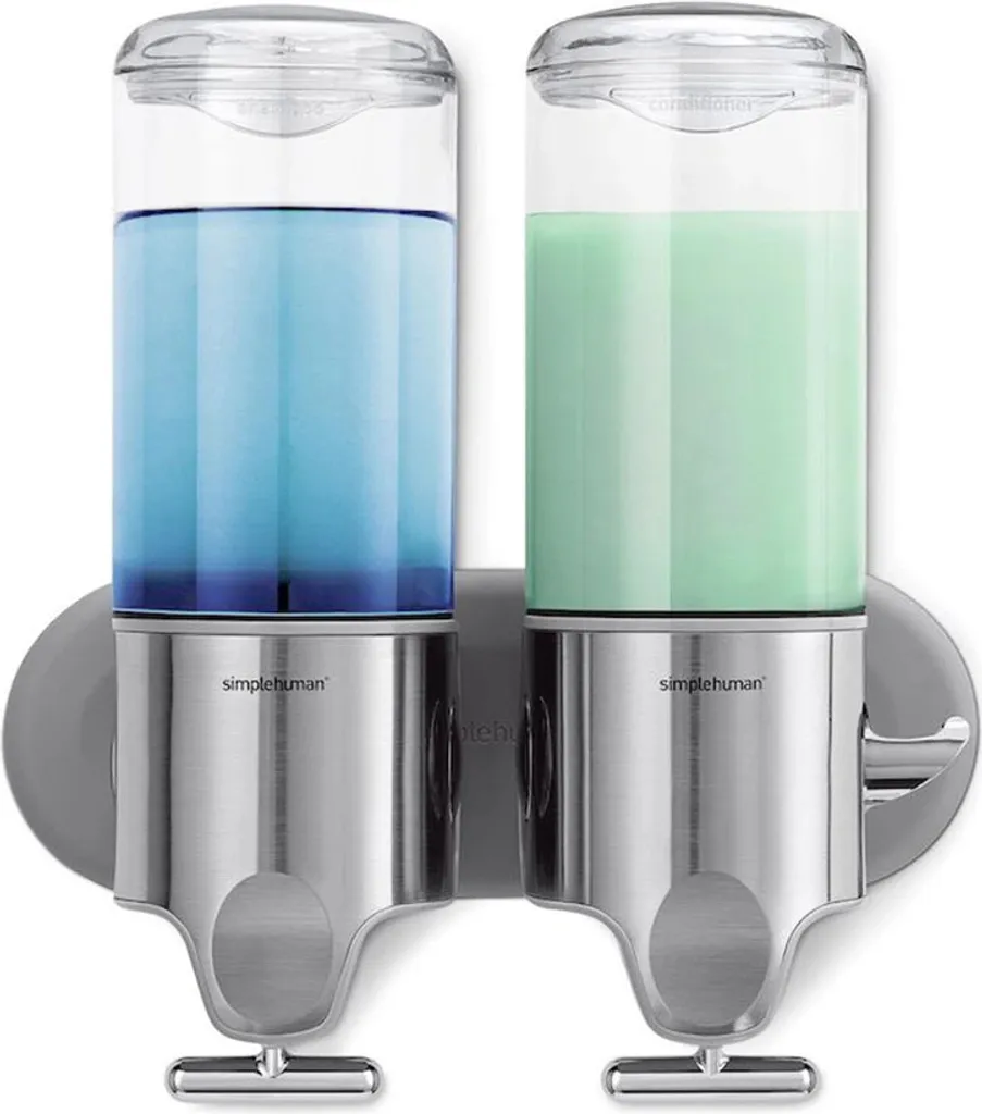 Dispenser Sapone Simplehuman Duo - Bagno Ordinato e Pulito