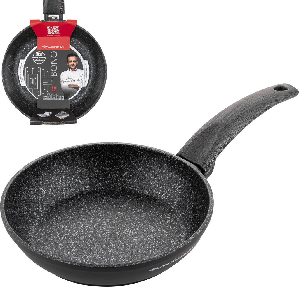 Pánev Ø 18 cm Indukční nepřilnavá pánev Hliníková pánev Obrázek produktu 