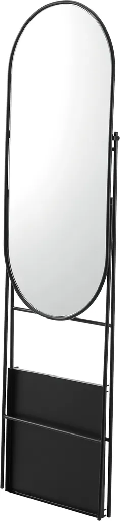 Miroir de sol Perano idéal pour dressing avec rangement accessoires - 4