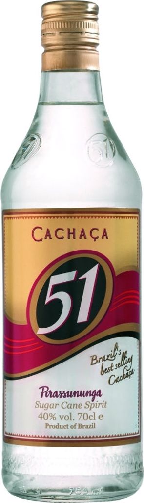 Cachaça 51 Brasilien | 40 % vol | 0,7 l Produktbild 