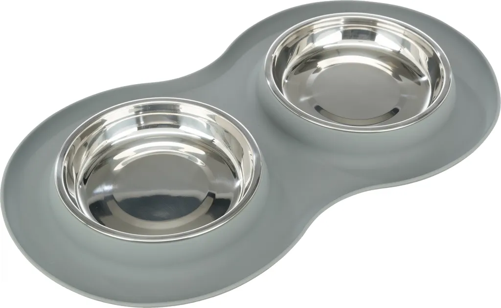 Gamelle Anti-Dérapante en Silicone et Inox : Solution Sols Propres Trixie