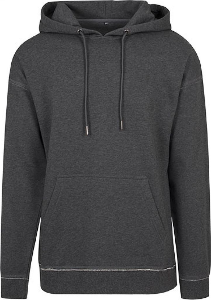 Build Your Brand BY074 | Herren Oversize Hoody - Farbe: Charcoal (Heather) - Größe: M