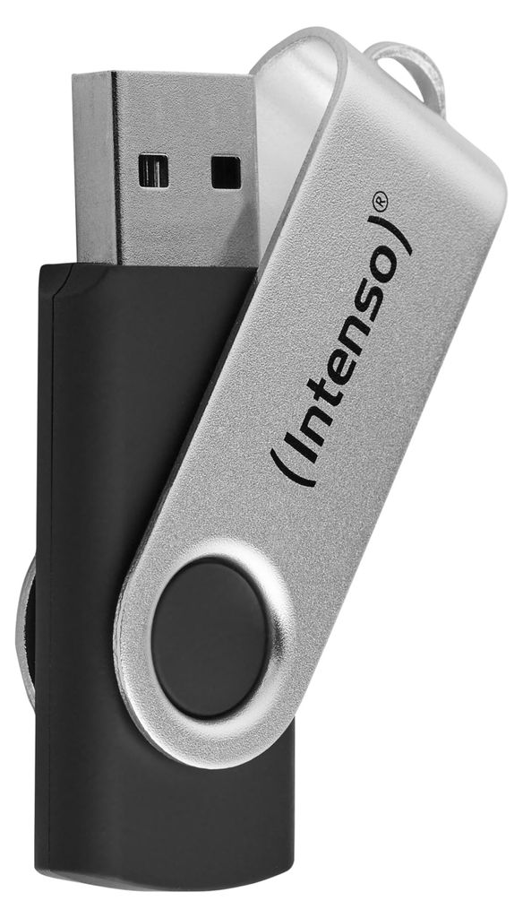 Intenso Office Line 64GB USB Stick 3.2 silber-schwarz