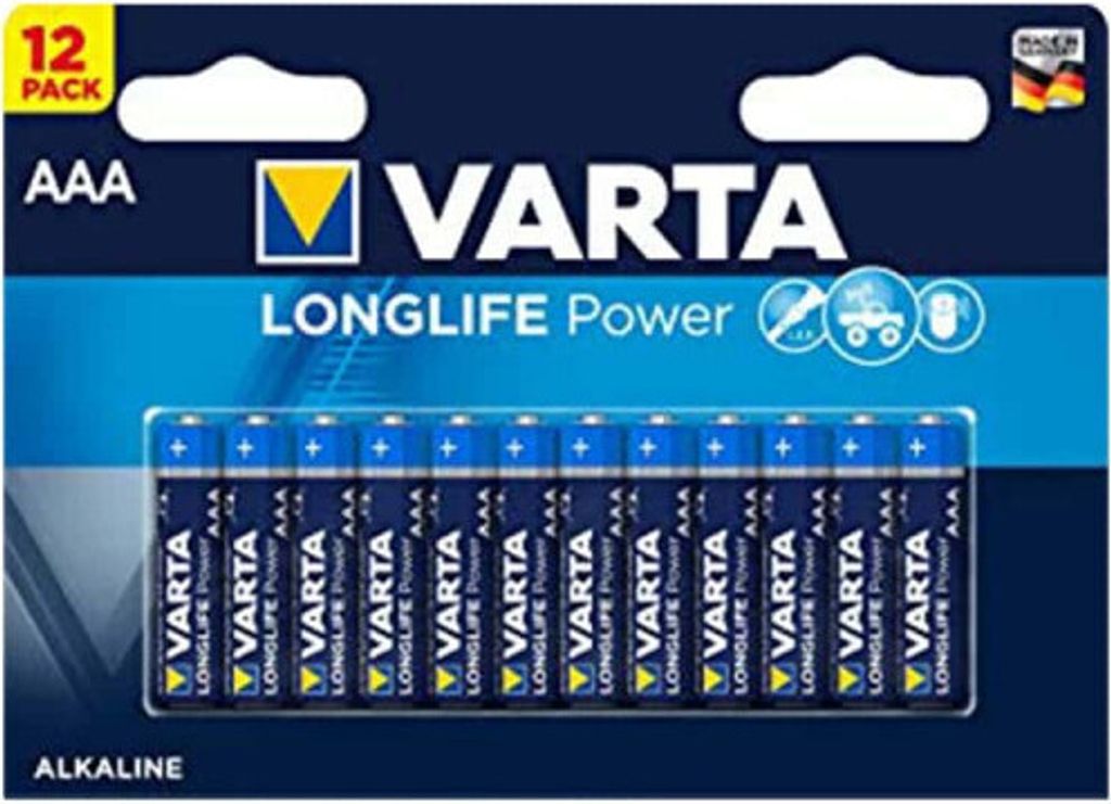 12 LR03 AAA VARTA-Batterien mit langer Lebensdauer Produktbild 